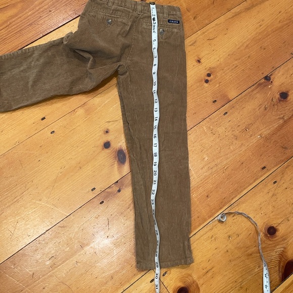 Chaps Pants Long Corduroy Tan Brown Holiday Pants Adjustable waistband Boys 6 - Picture 7 of 12